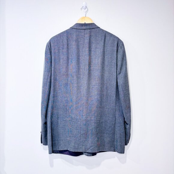 MOORES Grey silk wool blazer | Mens tailored classic lightweight | 46R * - Picture 8 of 8